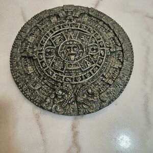 Aztec Calendar Stone Decor